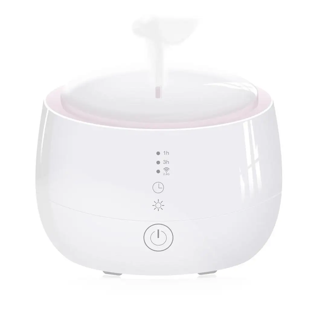 

Ultrasonic Nebulizer Smart Aroma Humidifier Air 1W Diffuser With 300ml 4 Home, Office Colorful LED Light <36dB