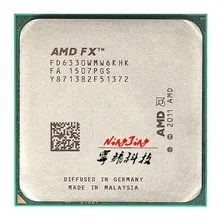 AMD-procesador de CPU serie FX, FX FX-6330 6330, 3,6 GHz, seis núcleos, 95W, FD6330WMW6KHK, enchufe AM3 +