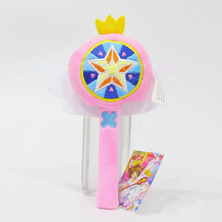 Карта Captor Sakura новая звезда волшебная палочка плюшевый брелок мультяшный
