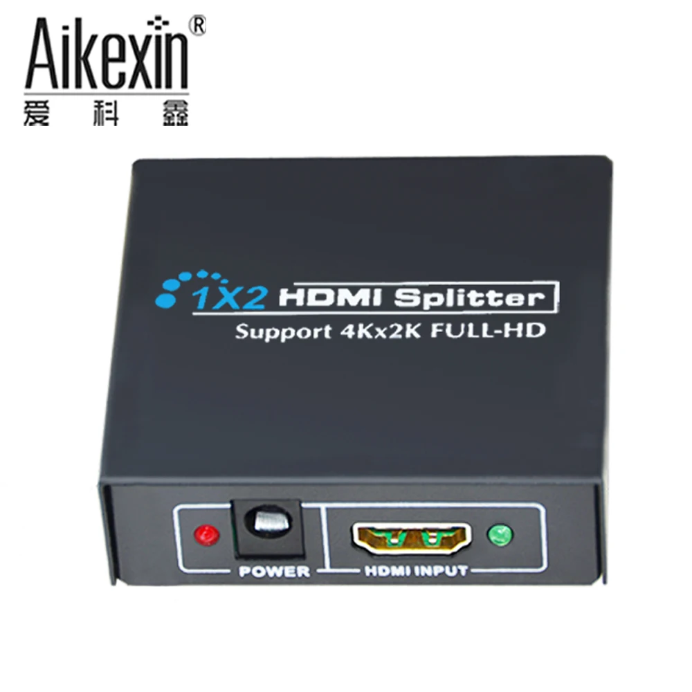Разветвитель Aikexin Ultra HD 4K HDMI 1x2 /1x 4/1x8 f усилитель V1.4 питание 2/4/8 порт разветвитель Box