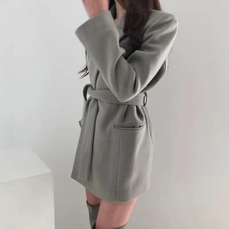 TWOTWINSTYLE 2019 демисезонный Шерсть Женская костюм с длинным рукавом кружево до плюс
