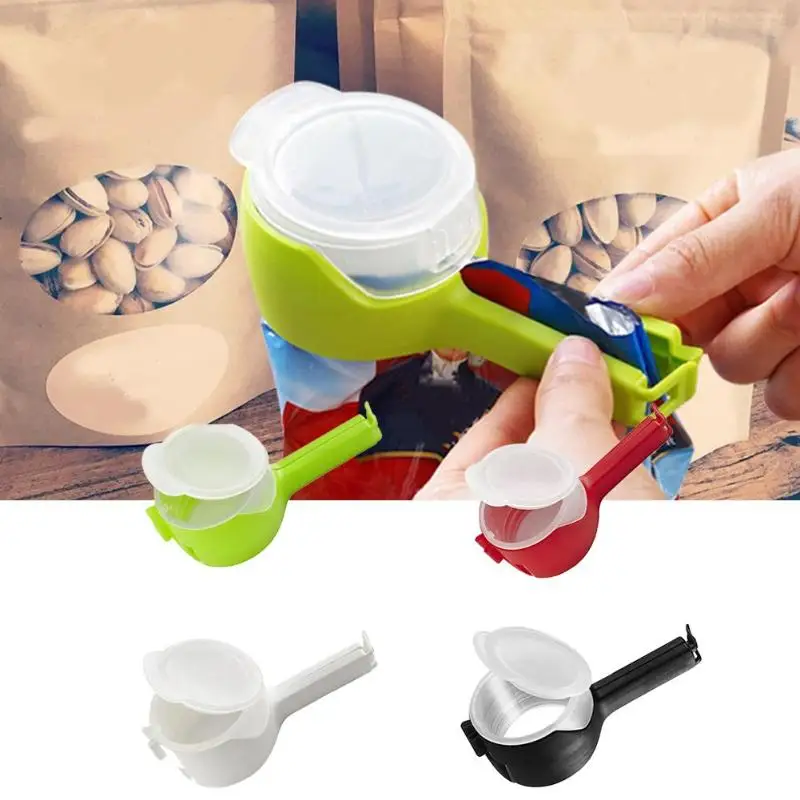 1pcs Seal Pour Food Storage Bag Clip Food Sealing Clip Effect Clamp