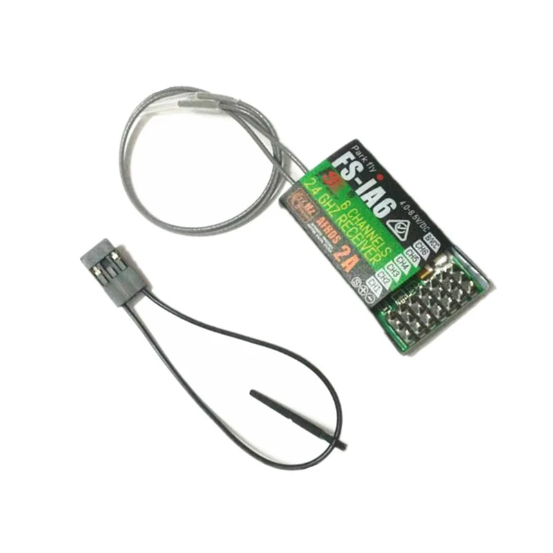 Оригинальный Flysky ia6b ia6 ia10b FS IA6/FS IA6B/FS IA10B 6CH 2 4G двойная антенна RC приемник для I6 FSI6 i6