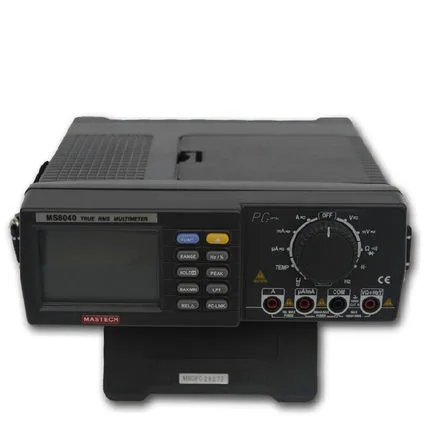 MASTECH MS8040 22000 отсчетов AC DC Напряжение Ток Авто Диапазон настольный мультиметр True RMS низких частот фильтрации с интерфейсом RS-232