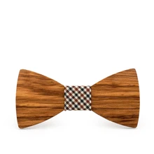 Модный галстук-бабочка для взрослых Мужская Свадебная вечеринка деревянный галстук-бабочка ручной работы из дерева мужские и женские деловые приливы