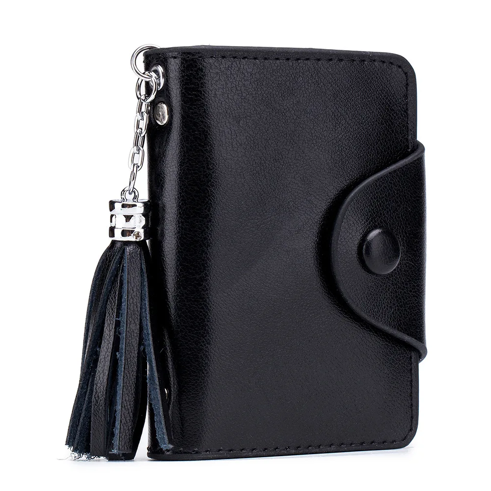 

Genuine Leather Function 24 Bits Card Case Business Card Holder Men Women Credit Passport Card Bag ID Passport Card Wallet