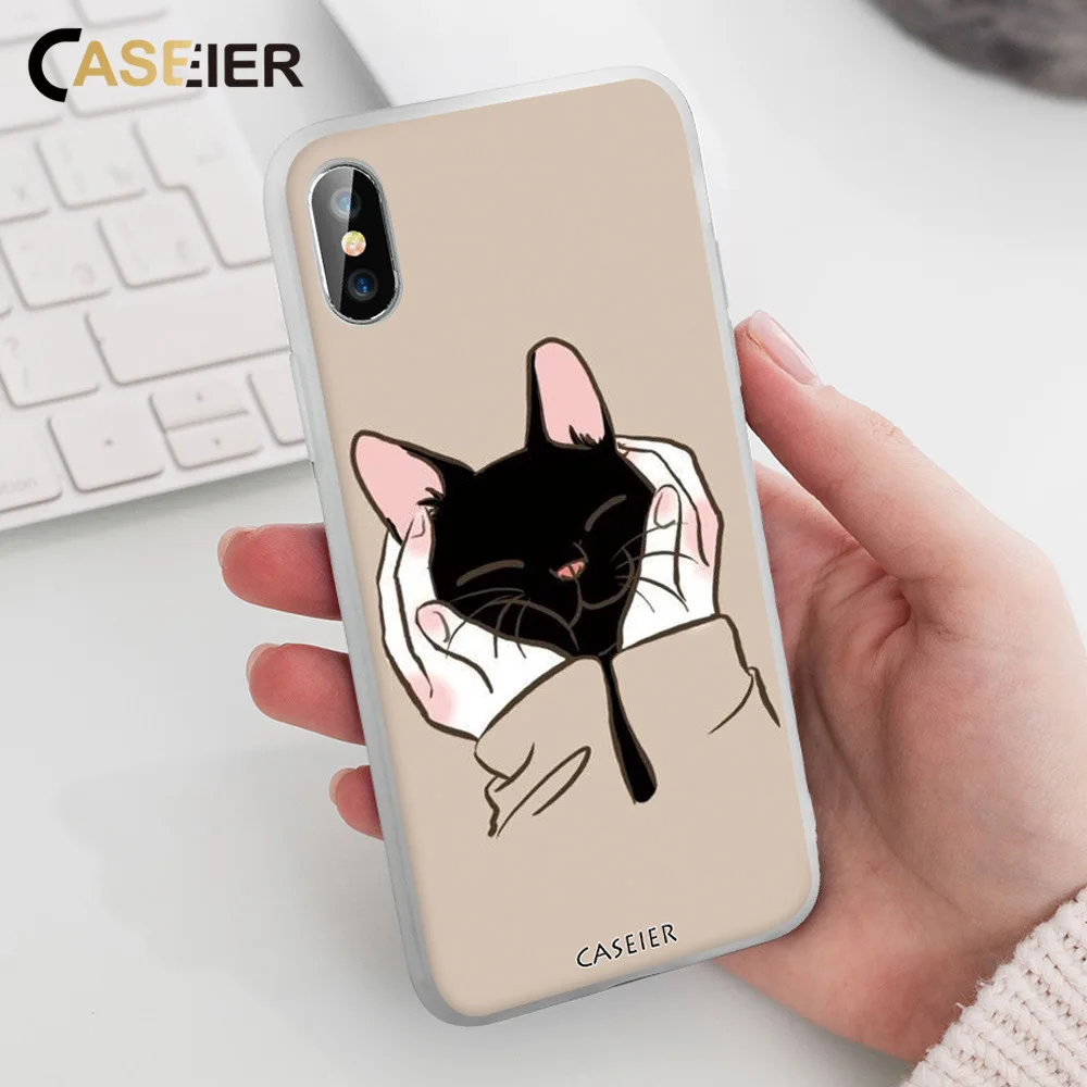 

CASEIER Phone Case For Huawei P Smart 2019 Mate 20 10 Case Cat Series For Huawei P20 P10 P9 Lite Pro Case Y6 Y7 Y9 Coque Capinha