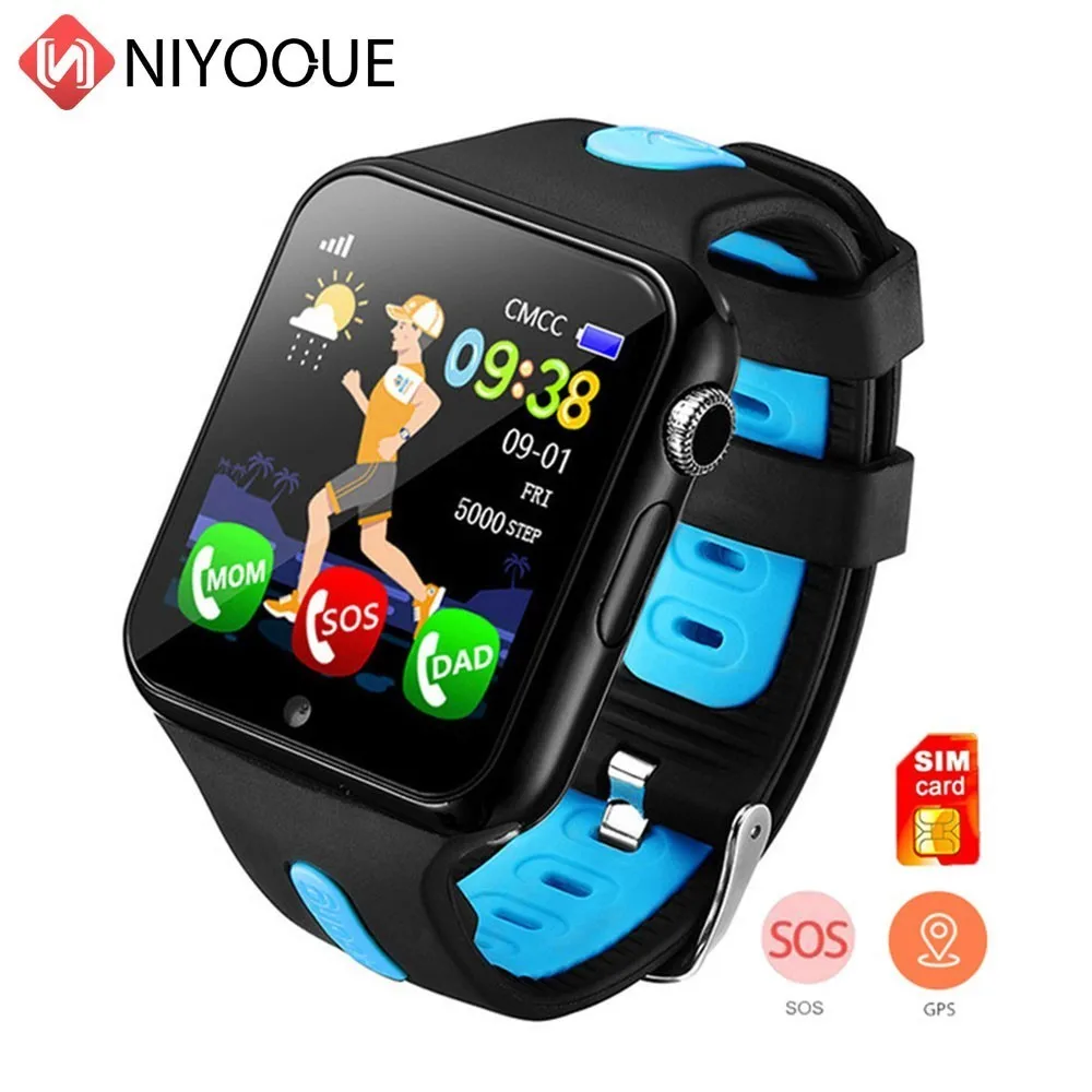 Smart Watch Children V5k Kid Band Gps Track Sport Child Smartwatch Support Sim Card Camera Safety Phone Baby Watches