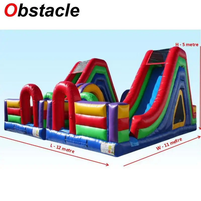 

Inflatable Obstacle Course Bouncy Castle Combo Slide Anti-UV PVC Tarpaulin Bounce House Inflatable Funcity for Kids And Adults