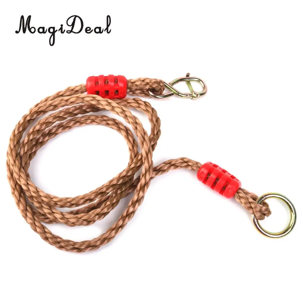 High Quality 1Pair PE Adjustable Swing for Rope Tree Swing Beam Swing Kids Children Adult Playground Accessory 5