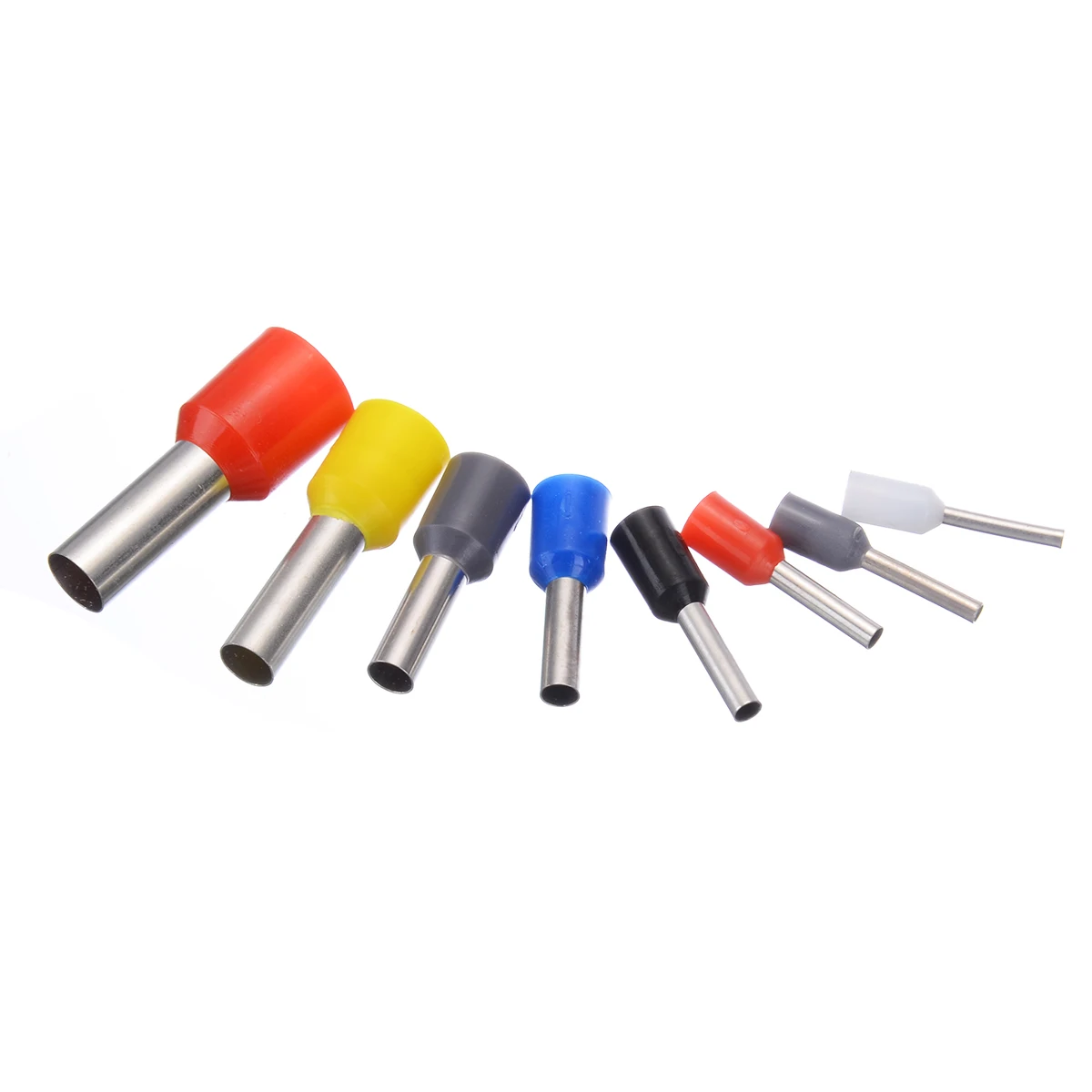 

685pcs/set Mixed Wire Crimp Connector Insulated Cord Pin End Tube Terminal Tool Kit Se 0.5-10mmІ End Sleeve Cable Lugs 8 Colors