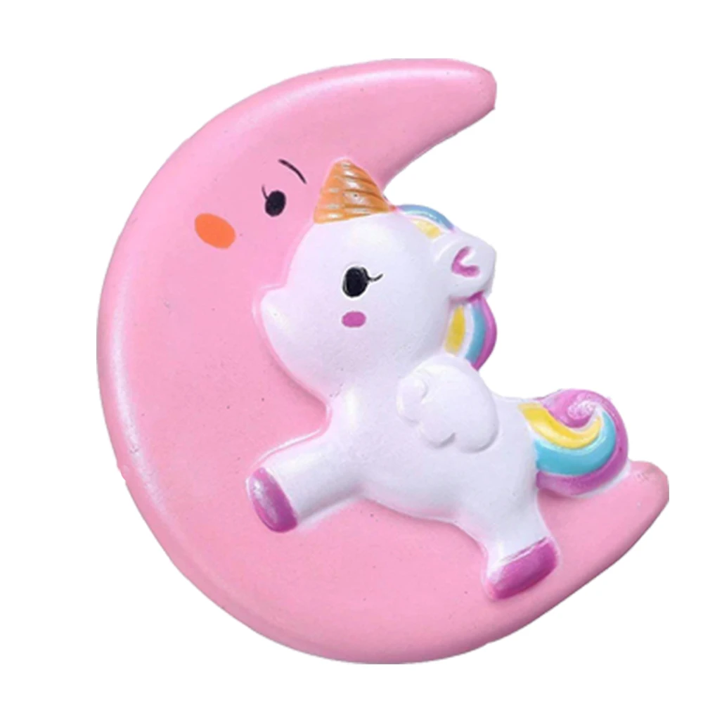 Cute Unicorn Squishy Horse Squeeze Toys Cartoon Doll Squishy Soft Slow Rising Stress Relief Fun Gift Toys for Kids