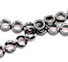 hot Gunmetal Created Hematite Circle/ Ring Loose Beads 12mm(1/2
