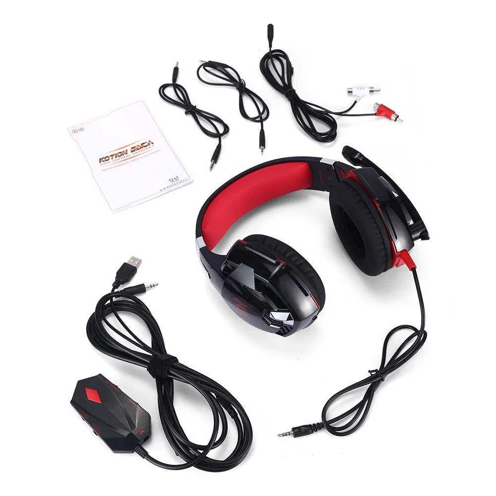 KOTION каждый GS600 игровые гарнитуры с микрофоном для xbox 360/PS3/PS4/ПК/игра мобильного