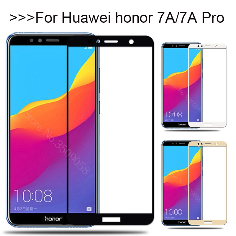 Protective Glass On The For Huawei Honor 7A Pro 7APro A7 7 A Screen Protector Tempered Glass Honor7A Honor7APro Safety Film