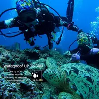 תואר זווית F60R 4K WIFI מצלמה פעולה מרחוק עבור 1080P HD 16MP 170 Wide תואר 30m זווית מצלמה Waterproof ספורט DV עבור קידום GOPRO (3)