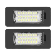 2 шт. 24LED автомобиля номерной знак огни для BMW E82 E88 F20 F21 E90 E91 E92 E93 F30 E39 E60 E61 E70 E71 автомобильных огней