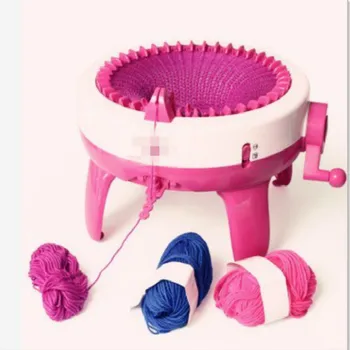 

Novel plastic needle sewing tool child DIY hand-knitted machine scarf hat children knitting machine children's educational toys