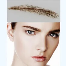 Длительный бросился Sobrancelha 005 волосы бровей/Тати составляют Водонепроницаемый накладки на брови Цвет/Ложные человеческие ручной работы