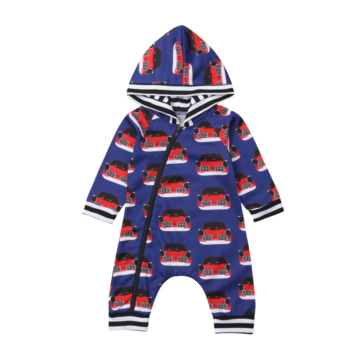 

Kids Baby Boy Warm Infant Romper Jumpsuit Hooded Clothes Sweater Outfit Vestidos