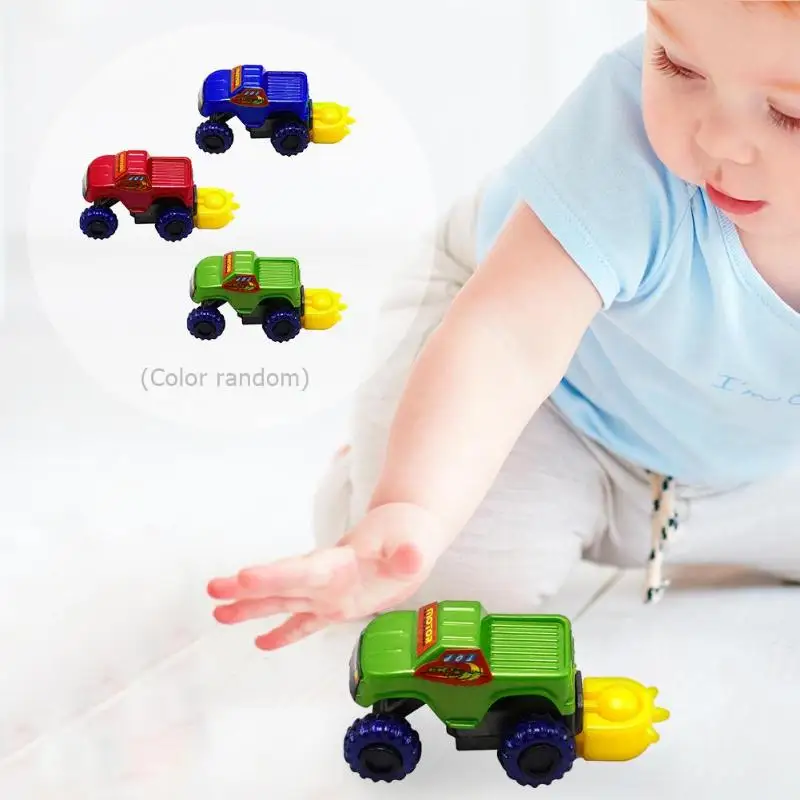 

DIY Assemble Disassembly Toy Off-road Vehicle Racing Car Plastic Transparent Car Pull Back Small Engineering Car Model Kid Gift