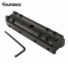 11 мм ласточкин хвост до 20 мм Вивер Пикатинни База адаптер конвертер M-006 3/" ласточкин хвост до 7/8" Регулируемый костюм прицела охота