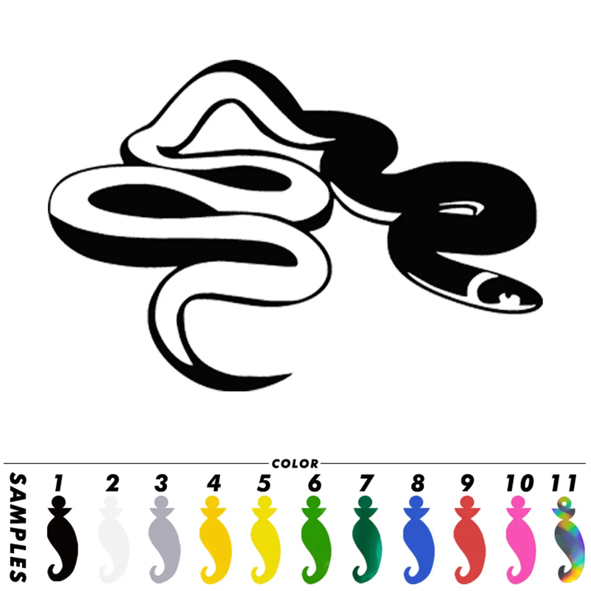 Ular Panjang Mobil Dinding Rumah Kaca Pintu Jendela Mobil Stiker