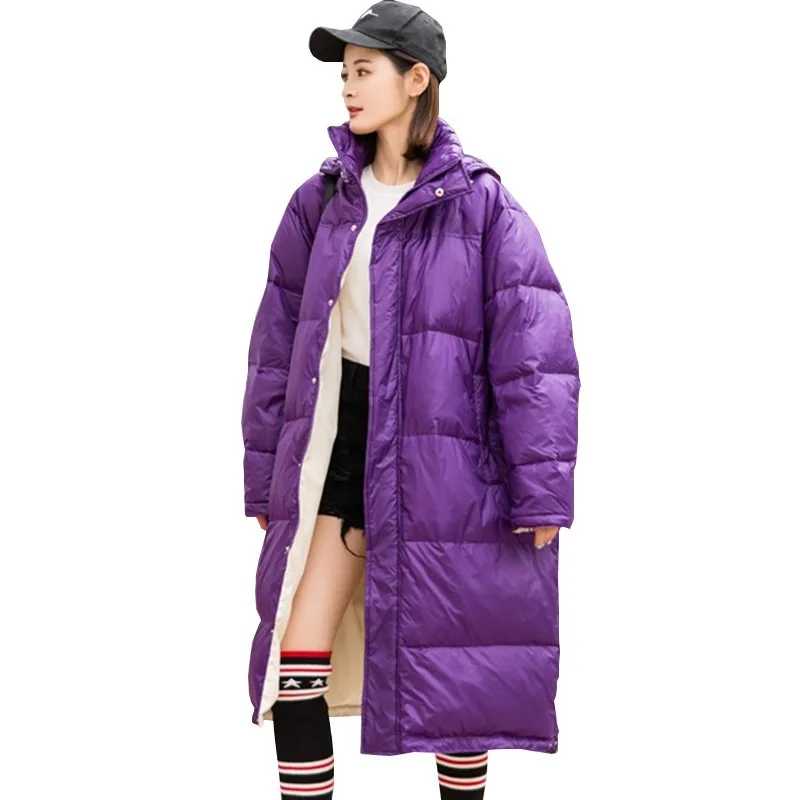 Down Parka 2018 New Brand Winter Down Jacket Women Long White Plus Duck