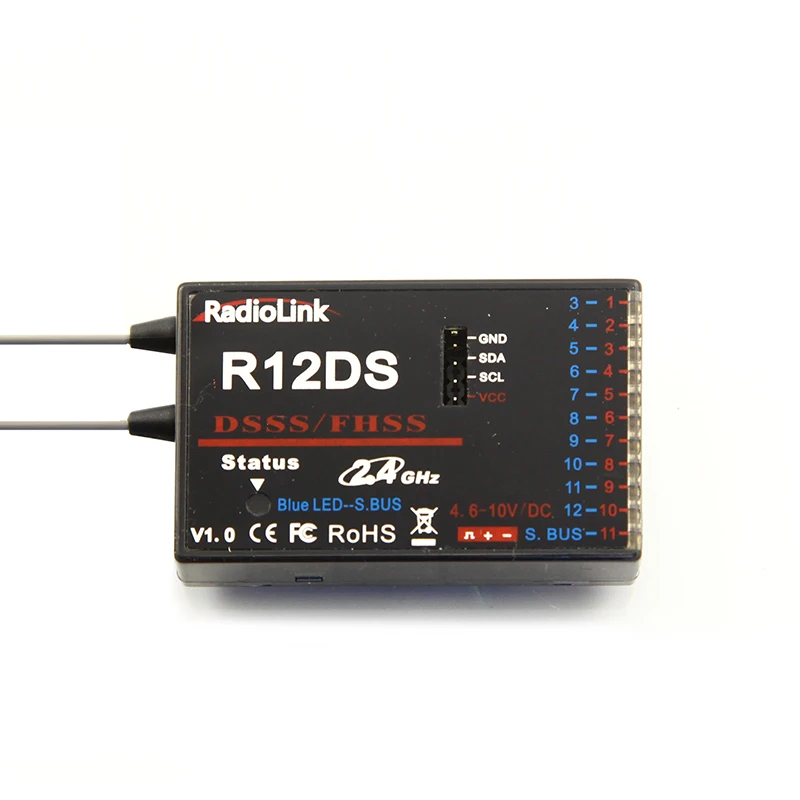 Радиоуправляемый приемник Radiolink R12DSM R12DS R9DS R8FM R6DSM R6DS R6FG 2 4G сигнал для