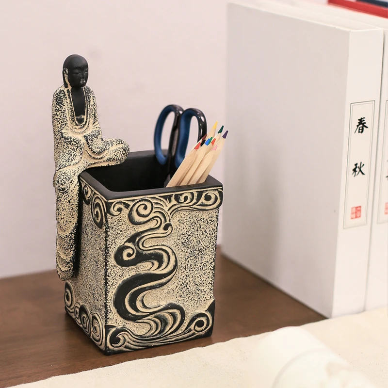 porte-stylo-de-style-chinois-decoration-de-bureau-cadeau-d'anniversaire