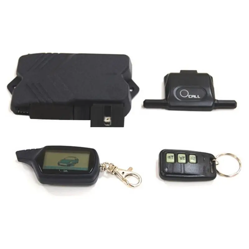 

Two-way Anti-theft System Of Car Burglar Alarm RC Russian Version Two Way Car Alarm System For B9