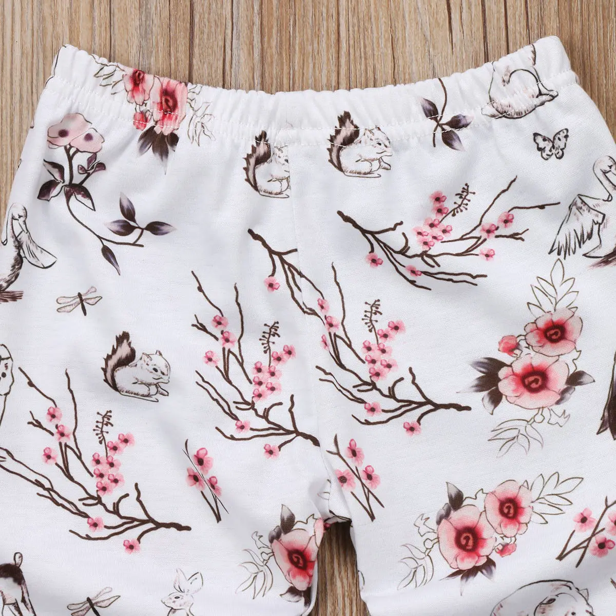 Pudcoco/Новинка года; брендовая одежда с цветочным рисунком для маленьких девочек; штаны-леггинсы; брюки для малышей