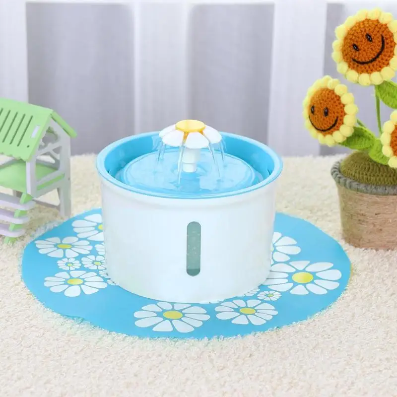 

1.6L Automatic Dog Cat Water Fountain Mute Electric Drinking Fountain Pet Bowl Drinking Water Feeding Dispenser Filter with Mat