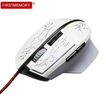 Проводная игровая оптическая мышь компьютерная мышь 7D 800/1200/1600 dpi Мышь с usb-приемником светодиодный свет для ПК ноутбука настольного геймера