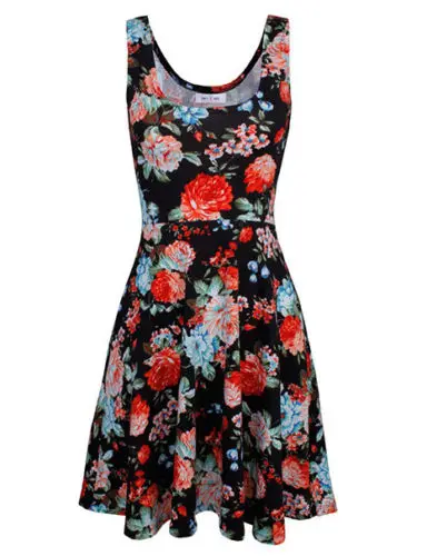 Womens Ladies Boho Summer Beach Evening Party Short mini Dress Sundress | Женская одежда