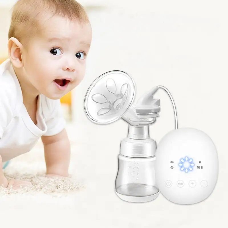 

Intelligent Electric Breast Pump With Milk Bottle Infant USB Powerful Breast Pumps with LCD Screen Baby Breast Feeding