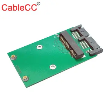 

10pcs/lot CY 1.8" Micro SATA 7+9 16pin to 3.3v mSATA SSD Adapters PCBA for SSD Hard Disk Srew Mount
