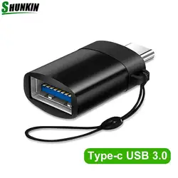 Shunkin OTG адаптер type-c usb otg 3,0 заряда данных конвертер USB типа C OTG для samsung s9 s8 huawei one plus 6 т Macbook адаптер
