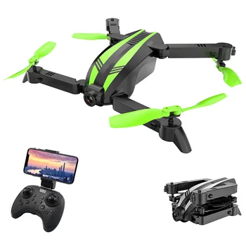 

Folding Mini Drone 2.4GHz Remote Control 4-Channels Track Flight Speed Switch 360 Degree Roll Shoot Headless Mode RC Helicopter