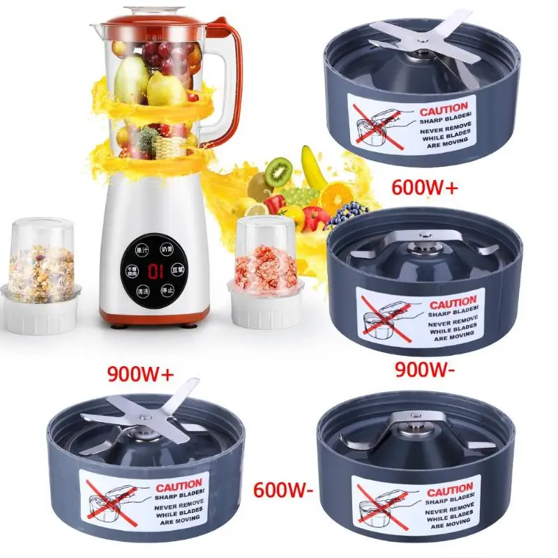

Stainless Steel Holder Straight/Cross Blender Blade Part for Blender Juicer Mixer Coffee Bean Grinding Machine with Replacement