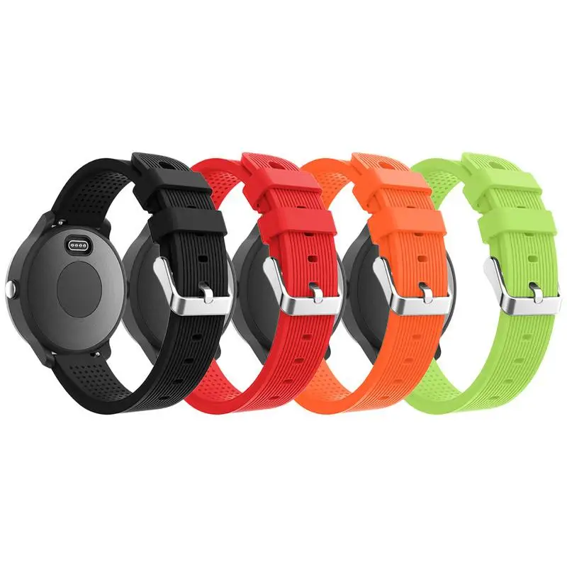 

Silicone Strap Smart Watch Silicone Rubber Watch Band Strap Replacement Strap Smart Bracelet Accessories For Garmin Vivoactive 3