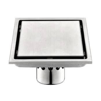 

Invisible Creative Floor Drain Stainless Steel Doual Use Floor Drainer Bathroom Tile Insert Deodorant Floor Drain for Toilet