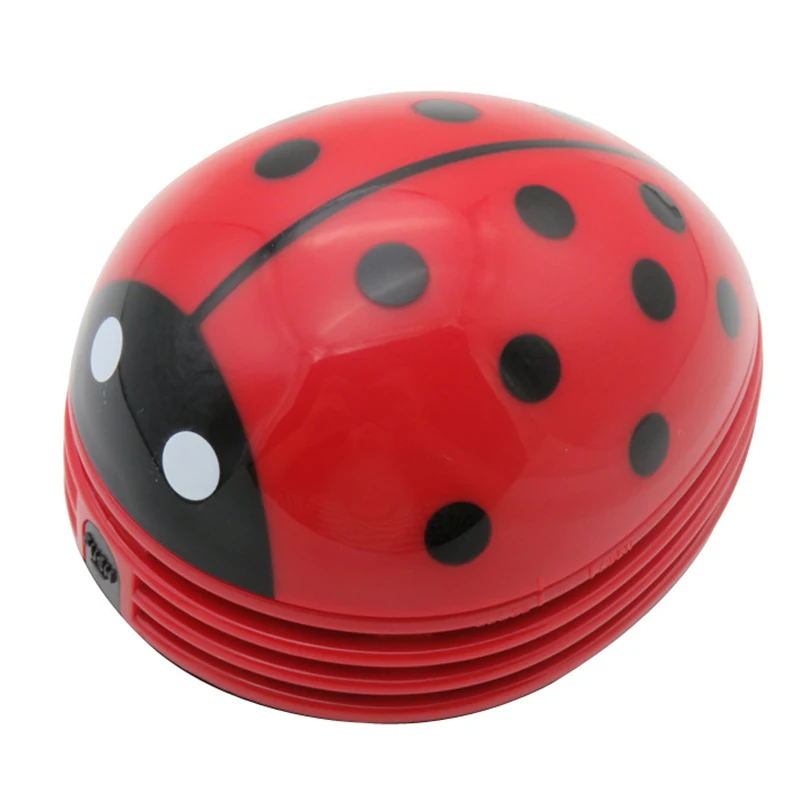 

Mini Ladybug Desktop Coffee Table Vacuum Cleaner Dust Collector For Home Office Floor Sweeping Robot Vacuum Cleaner