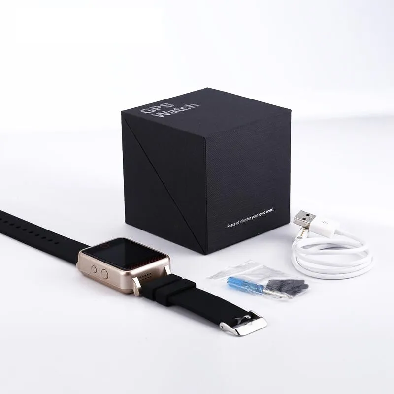 Смарт часы VJOYCAR V36 с GPS трекером для мужчин и женщин наручные Wi Fi 2 сторонние