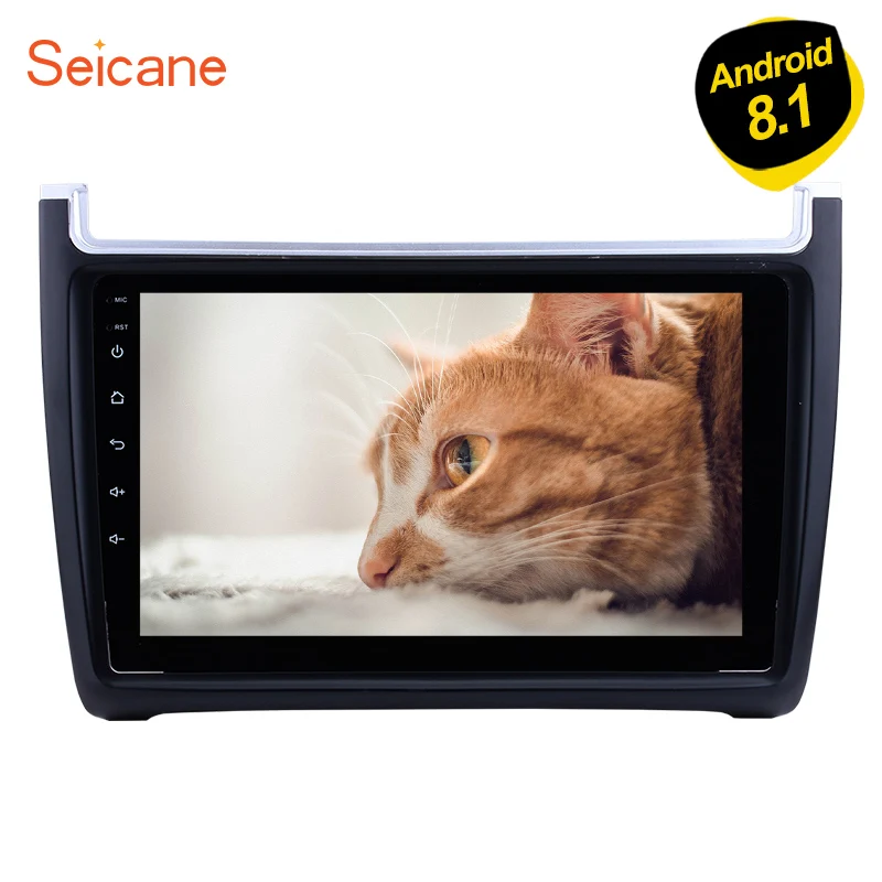 

Seicane 9 Inch Android 8.1 GPS Head Unit Bluetooth 2Din Car Radio For VW Volkswagen Polo 2012 2013 2014 2015 support Rear camera