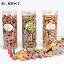 Натуральный запах, большой размер, 15 видов ароматизаторов, 168 шт, упаковка, конусы ладана обратного потока для водопада с ароматом ладана, курильница