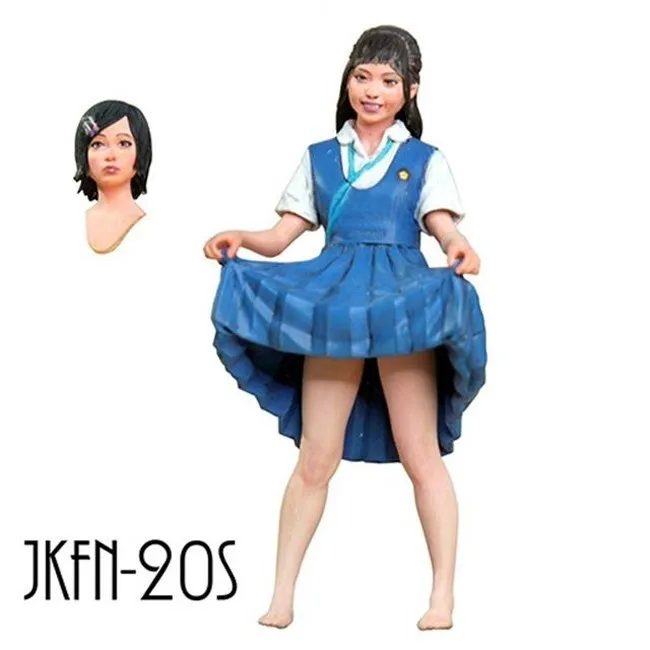 

Resin Figure Kit 1/20 School Girl in Skirt Unpainted Resin Kit