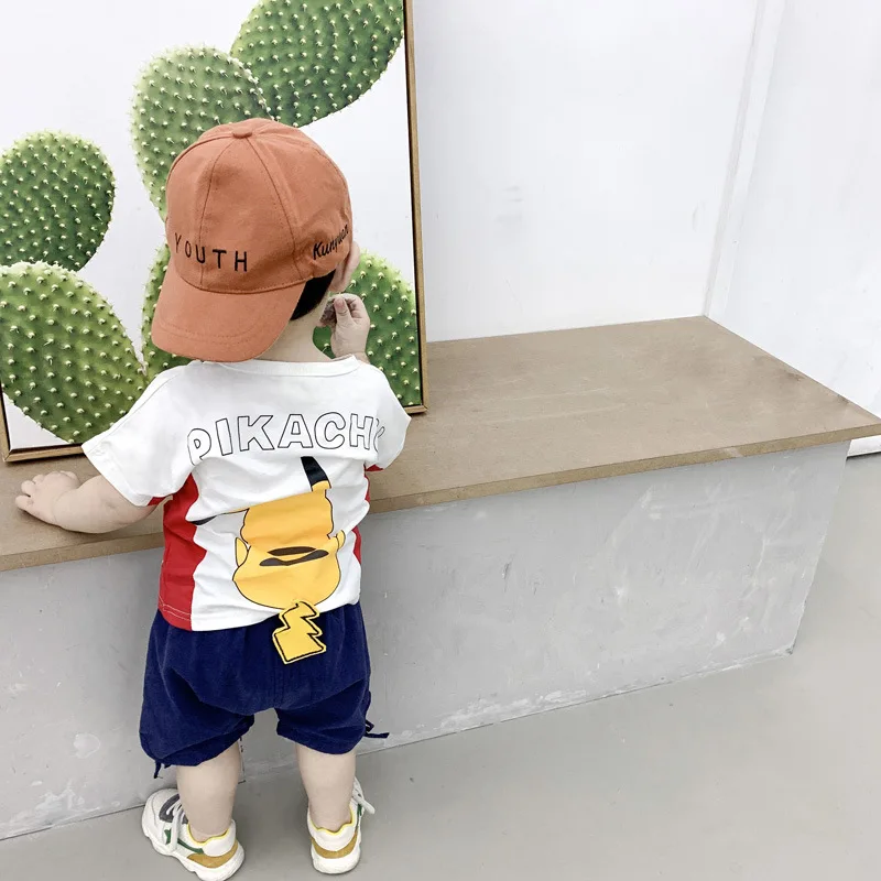 

Foreign Trade Short-sleeved Suit Children's Suit Summer Cotton Baby Summer Outwear Japanese Children's Wear Children's Sets
