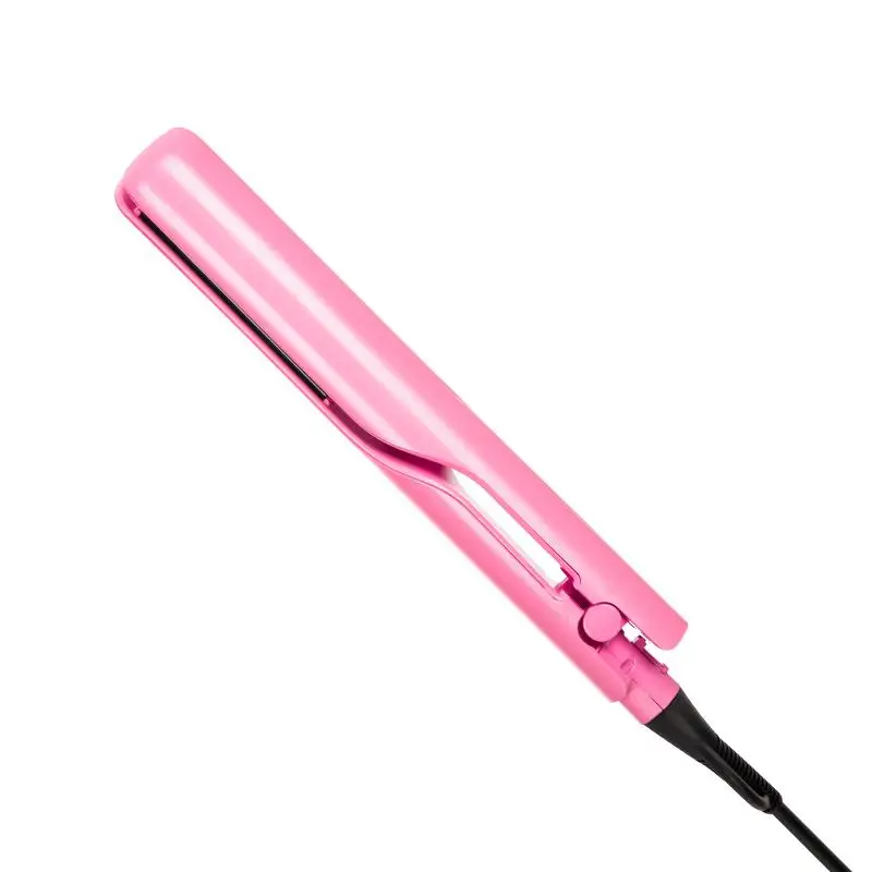 1 шт 2 в 1 выпрямитель для Волос Стайлинг профессиональный инструмент Электрический выпрямление железа и щипцы для завивки волос бигуди
