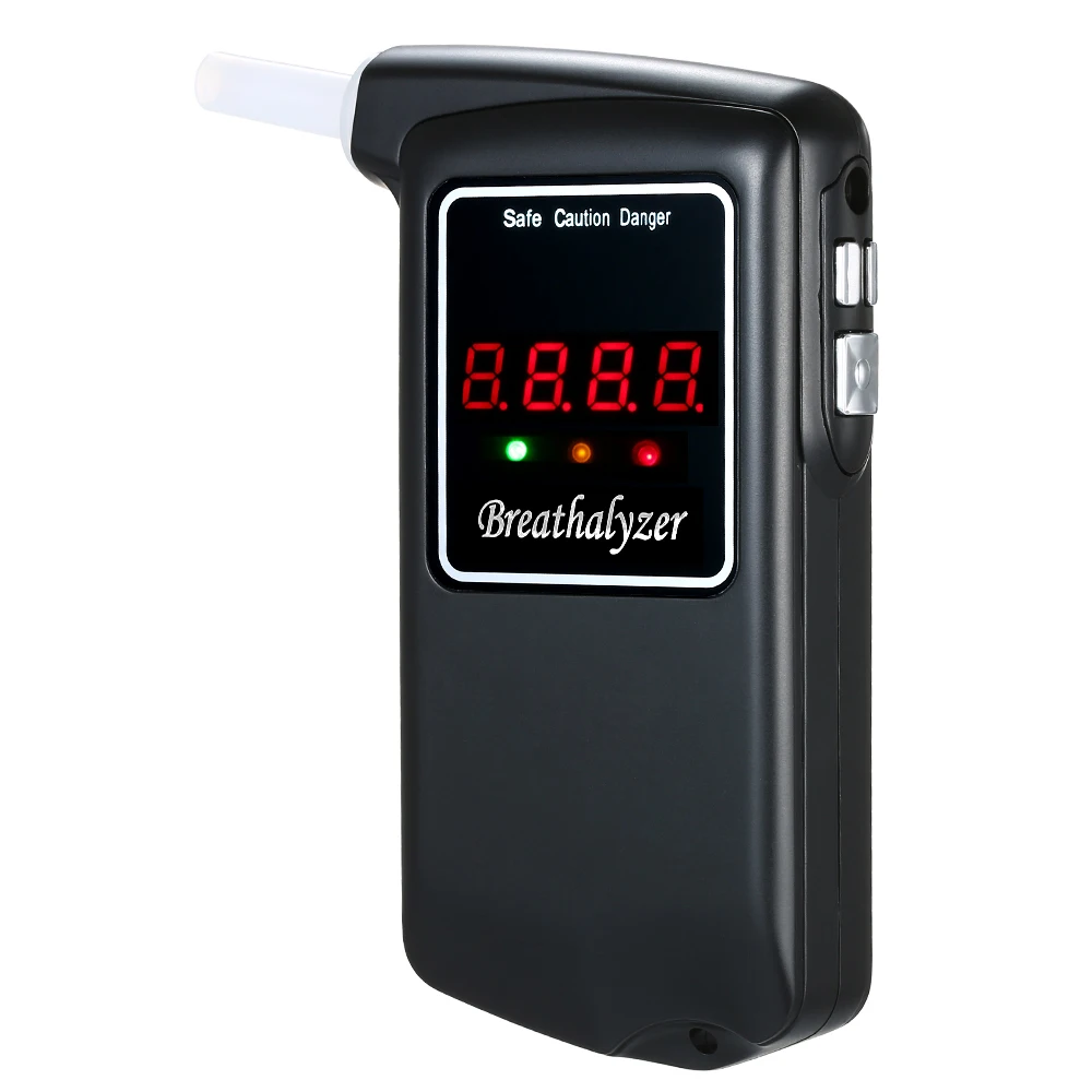 

Digital Breath Alcohol Tester Portable Breathalyzer Blowing Type High Sensitivity Alcohol Tester Meter Analyzer Detector AT-858F